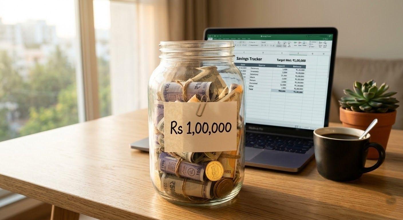 The Rs 1 Lakh Savings Experiment: What Happens When You Get Obsessively Specific